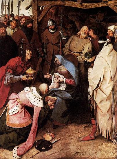 Pieter Bruegel the Elder The Adoration of the Kings oil painting picture